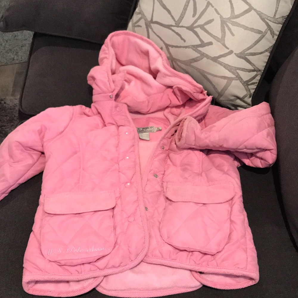 Girls Polo fleece lined jacket
